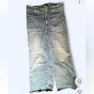 J Crew Wide Leg Jeans